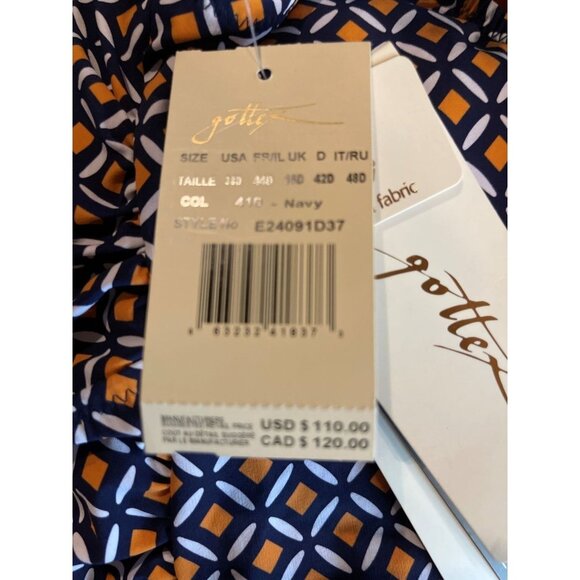 Profile By Gottex Women's D-Cup Underwire Tankini Top 38D New With Tag - Picture 3 of 3